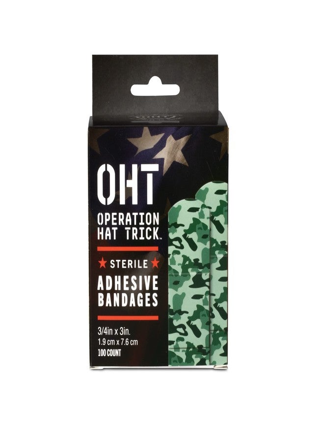 Dukal 1087755-BX Operation Hat Trick Adhesive Bandage, 3/4"x3", Pack of 100 - Image 2